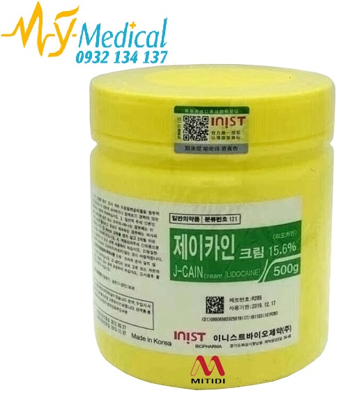 Kem Tê J-Cain Cream 15.6% Hàn Quốc (Nhãn xanh lá)