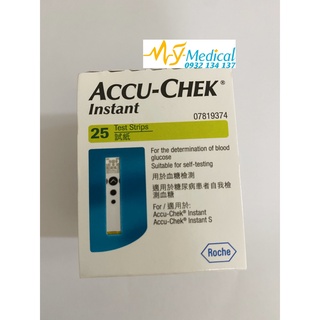Que thử đường huyết Accu-Chek Instant Roche (25 cái)