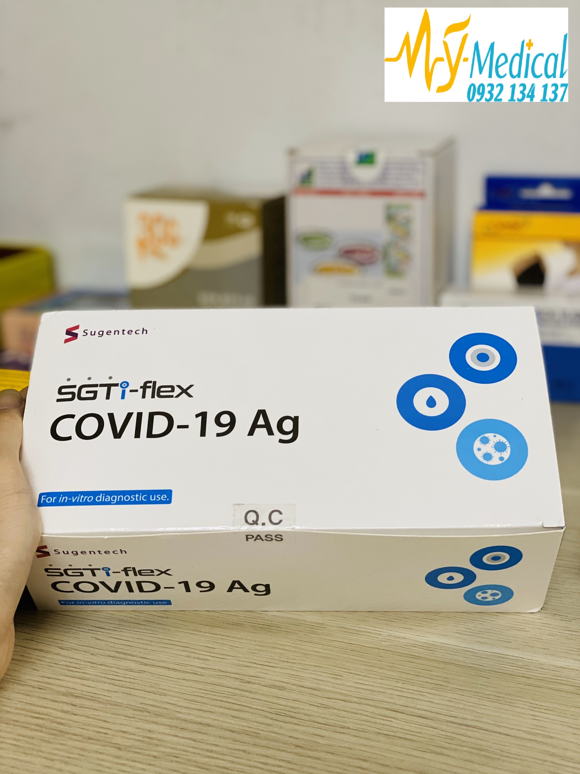 Bộ test nhanh Covid SGTi-flex COVID-19 Ag Sugentech – Hàn Quốc